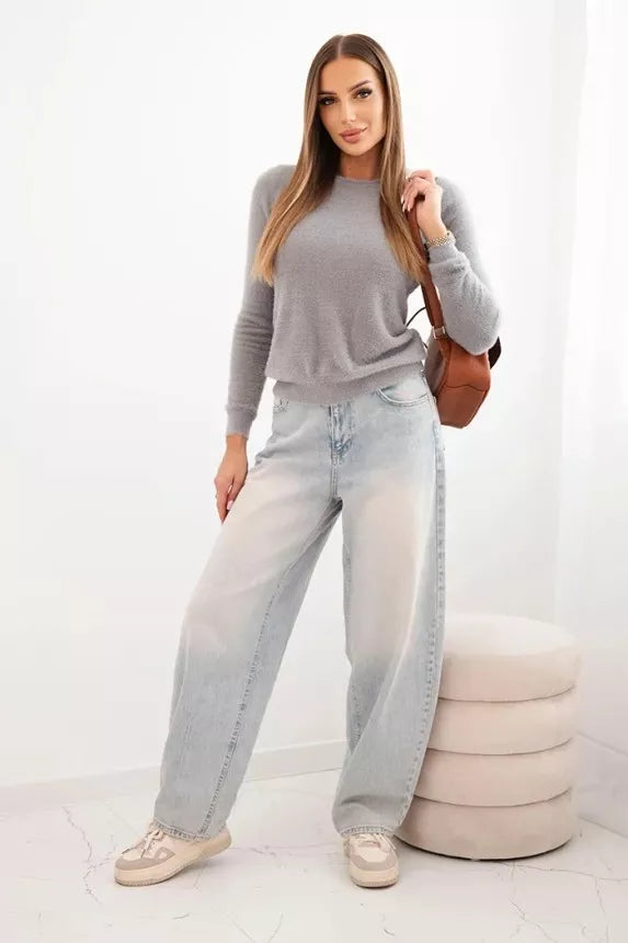 Women's gray sweater Luxor 