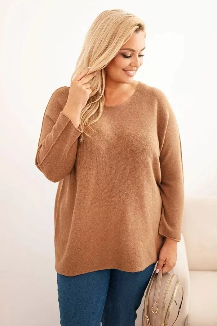 Women's brown sweater Minos 
