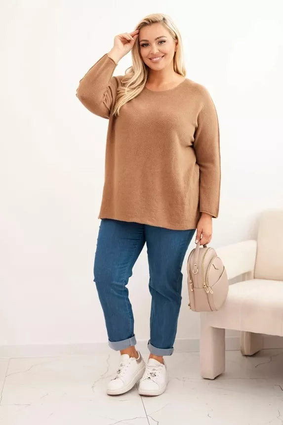 Women's brown sweater Minos 