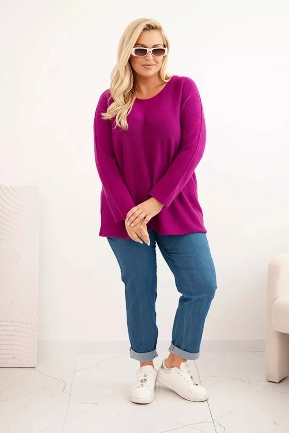Women's purple sweater Minos 