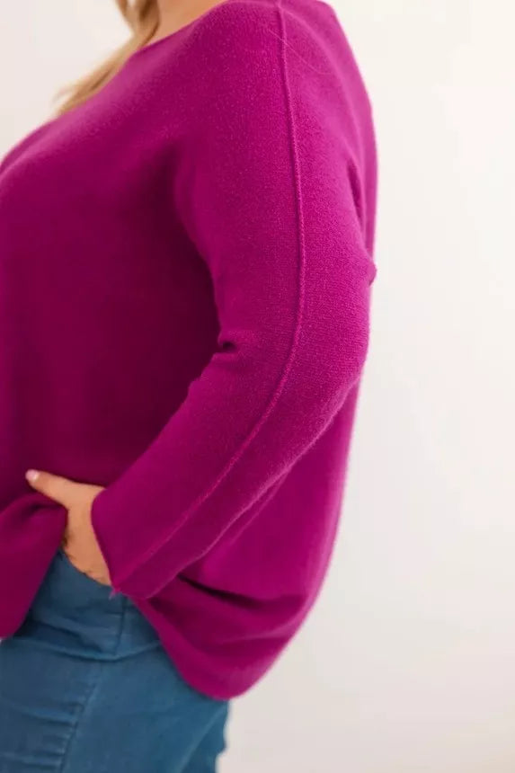 Women's purple sweater Minos 