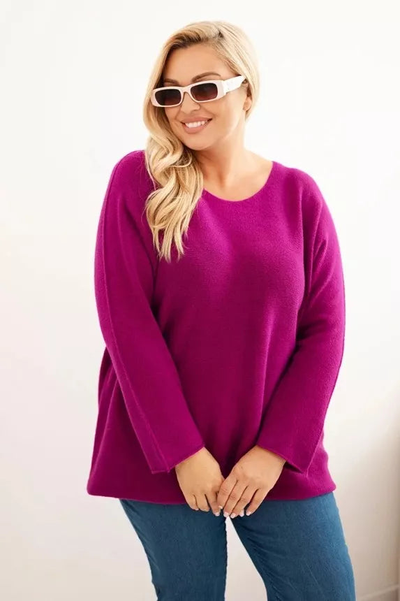 Women's purple sweater Minos 