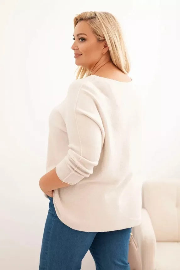 Women's brown sweater Minos 