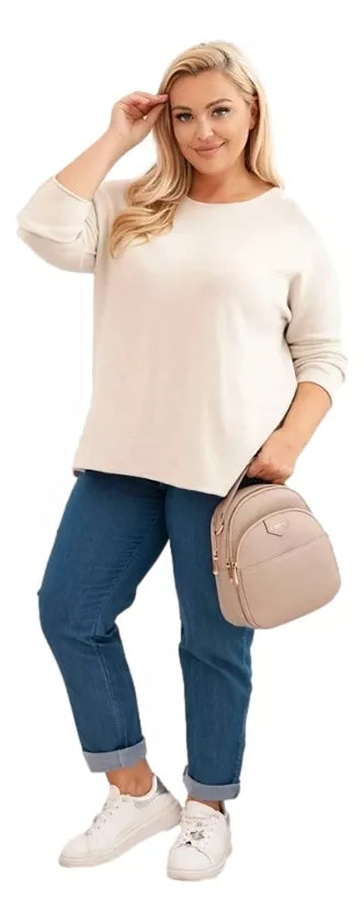 Women's brown sweater Minos 