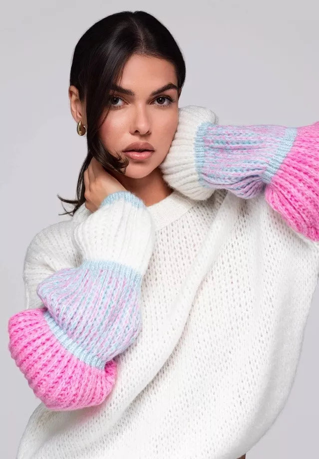 Women's brown sweater Bright