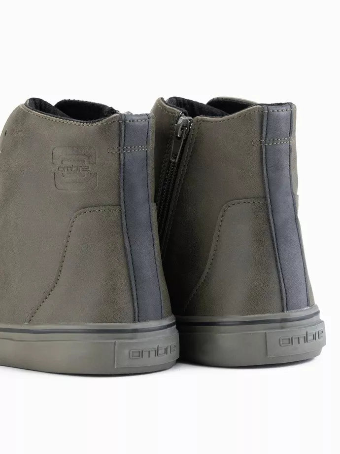 Men's khaki casual shoes Ombra