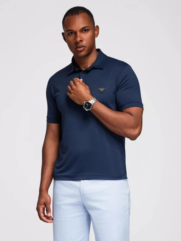 Men's navy blue polo shirt Exim