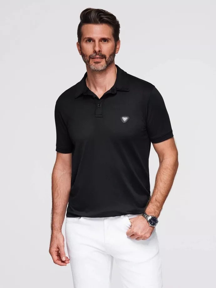 Men's black polo shirt Exim