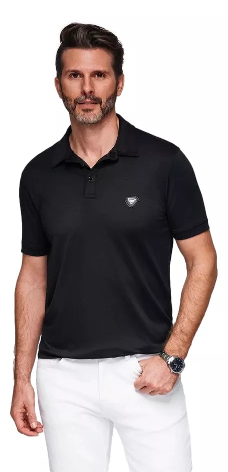 Men's black polo shirt Exim