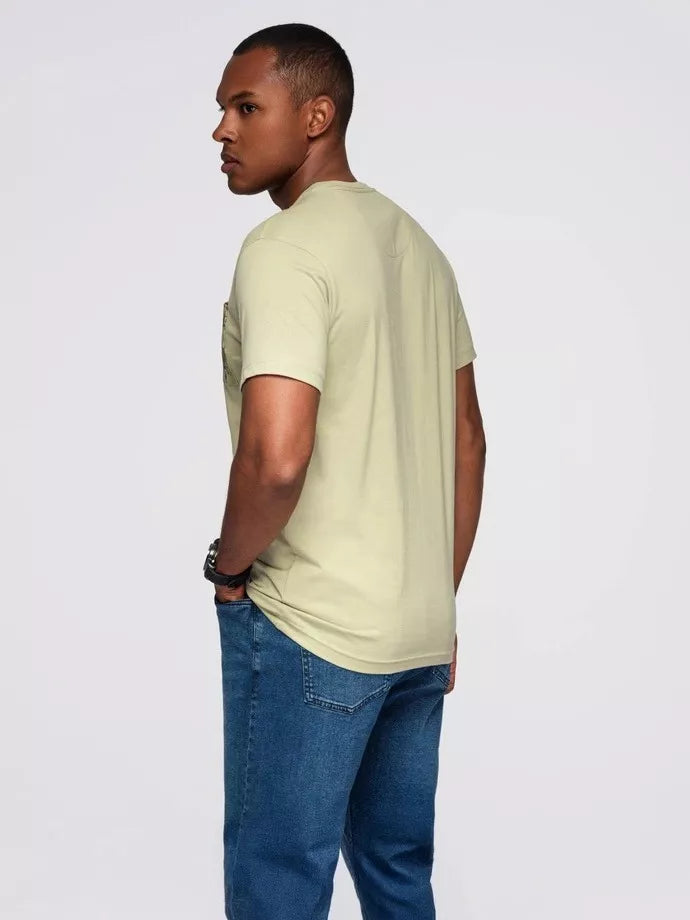 Men's light green T-shirt David