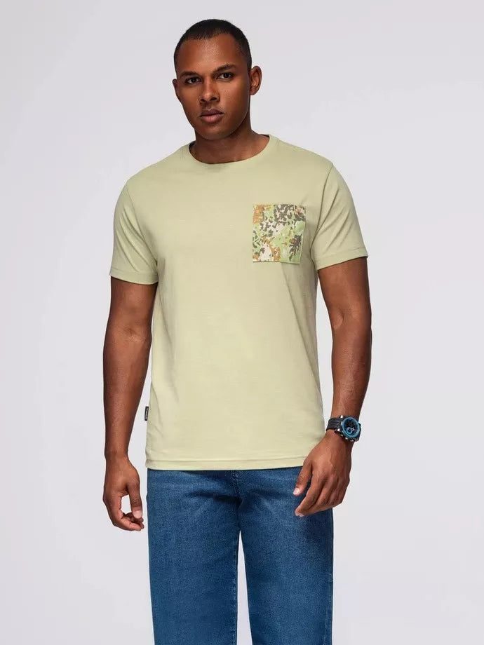 Men's light green T-shirt David