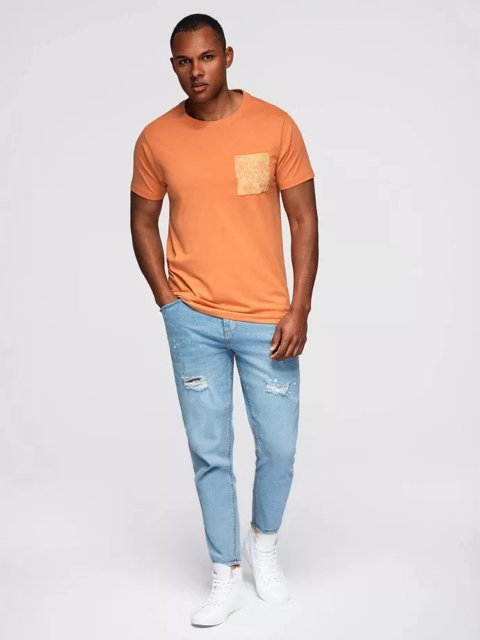 Men's orange T-shirt David