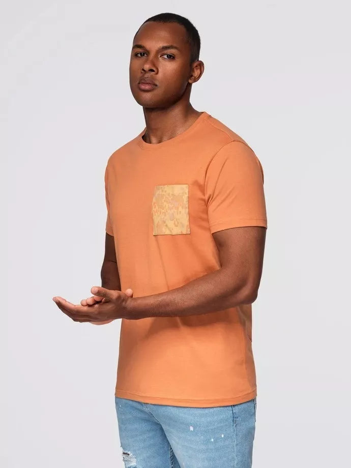 Men's orange T-shirt David