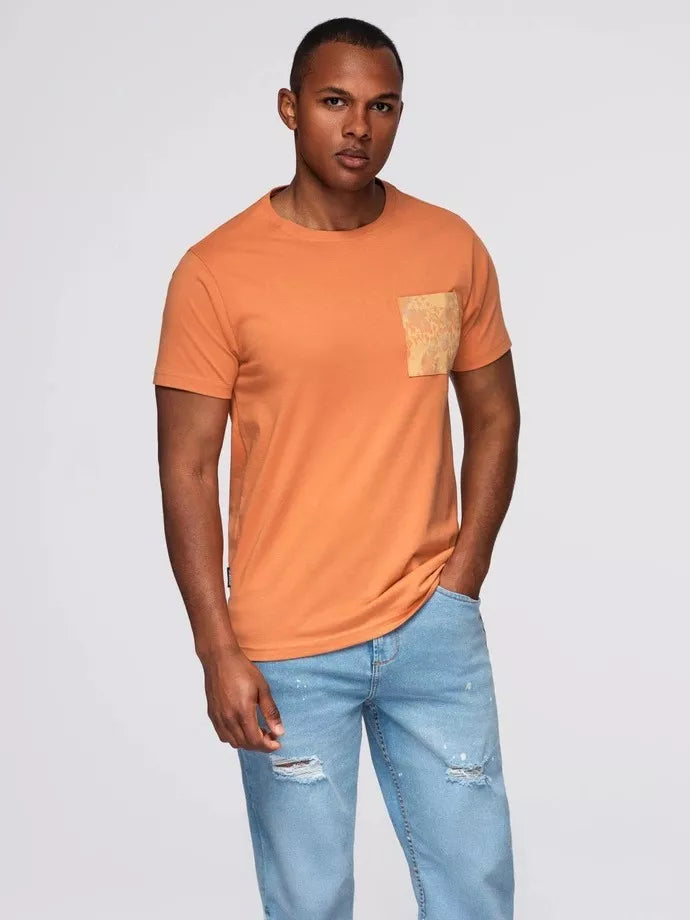 Men's orange T-shirt David