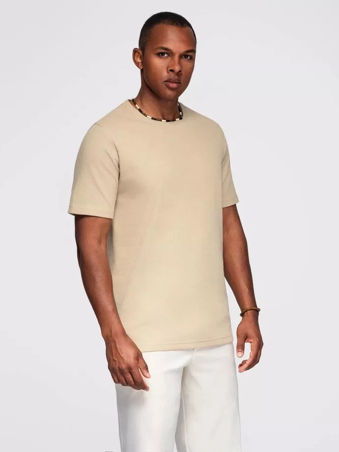 Men's brown T-shirt Saimon