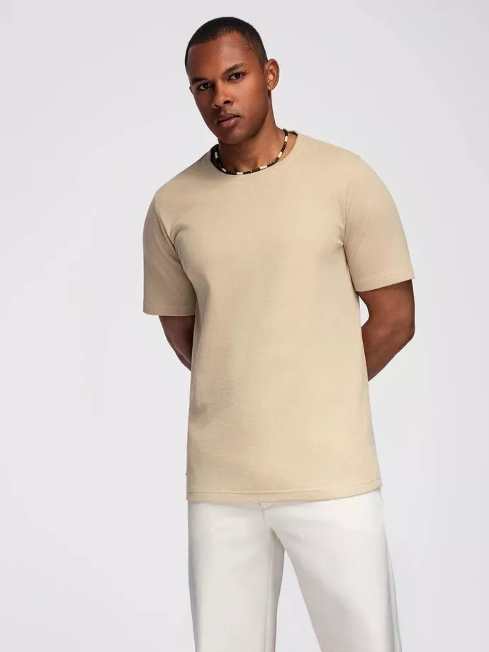 Men's brown T-shirt Saimon