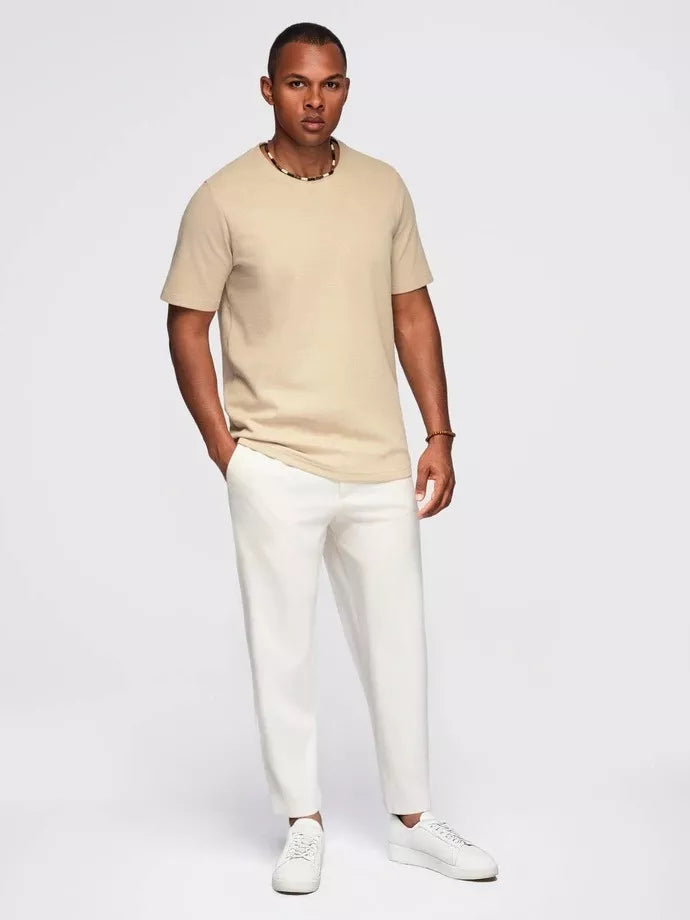 Men's brown T-shirt Saimon