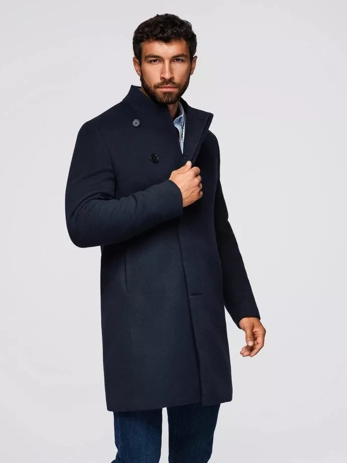 Men's dark blue coat Adre