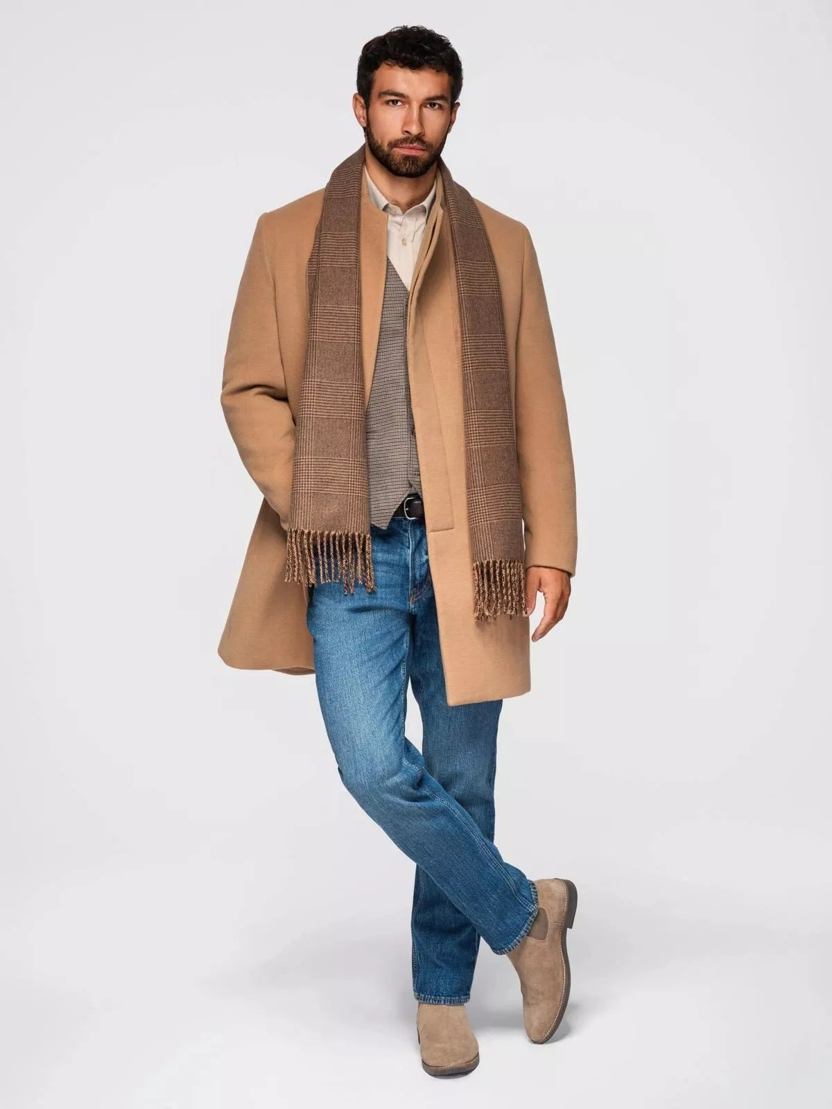 Men's brown coat Adre