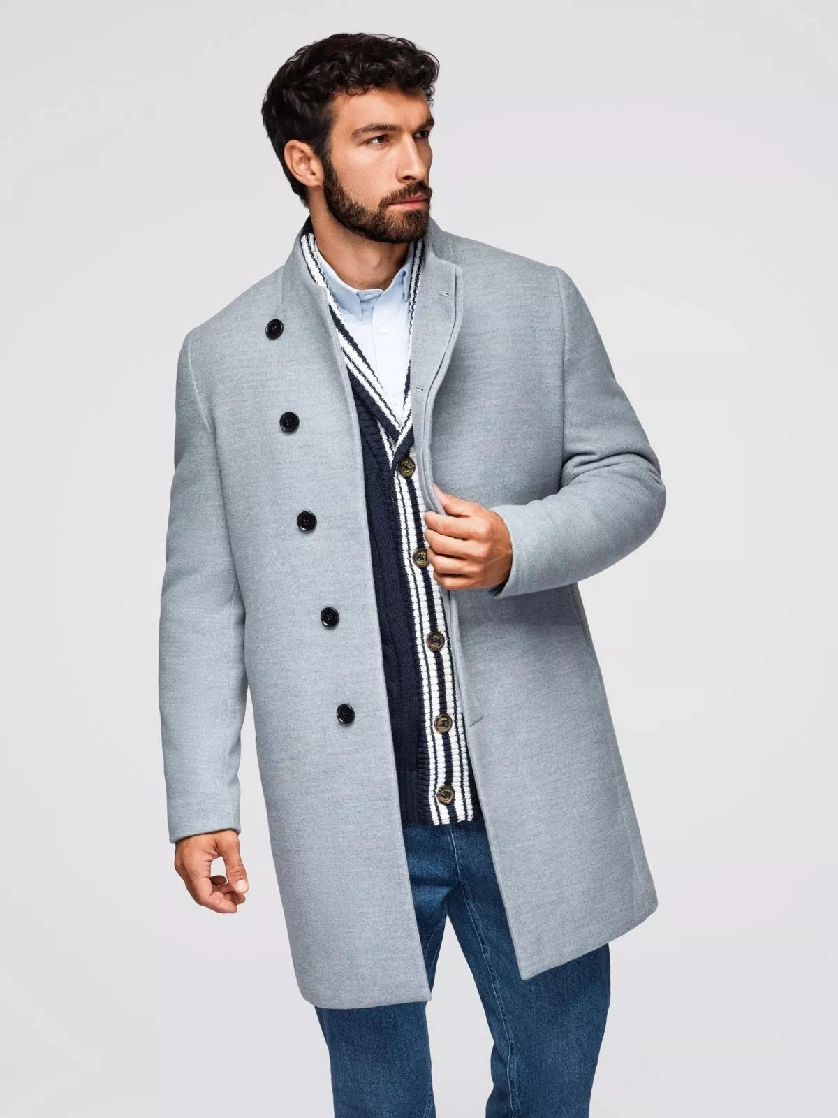 Men's gray coat Adre