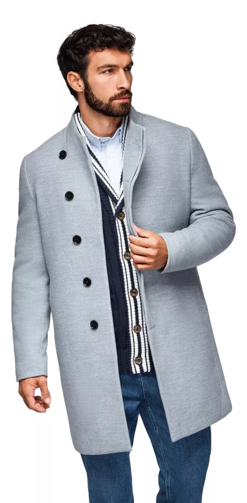 Men's gray coat Adre