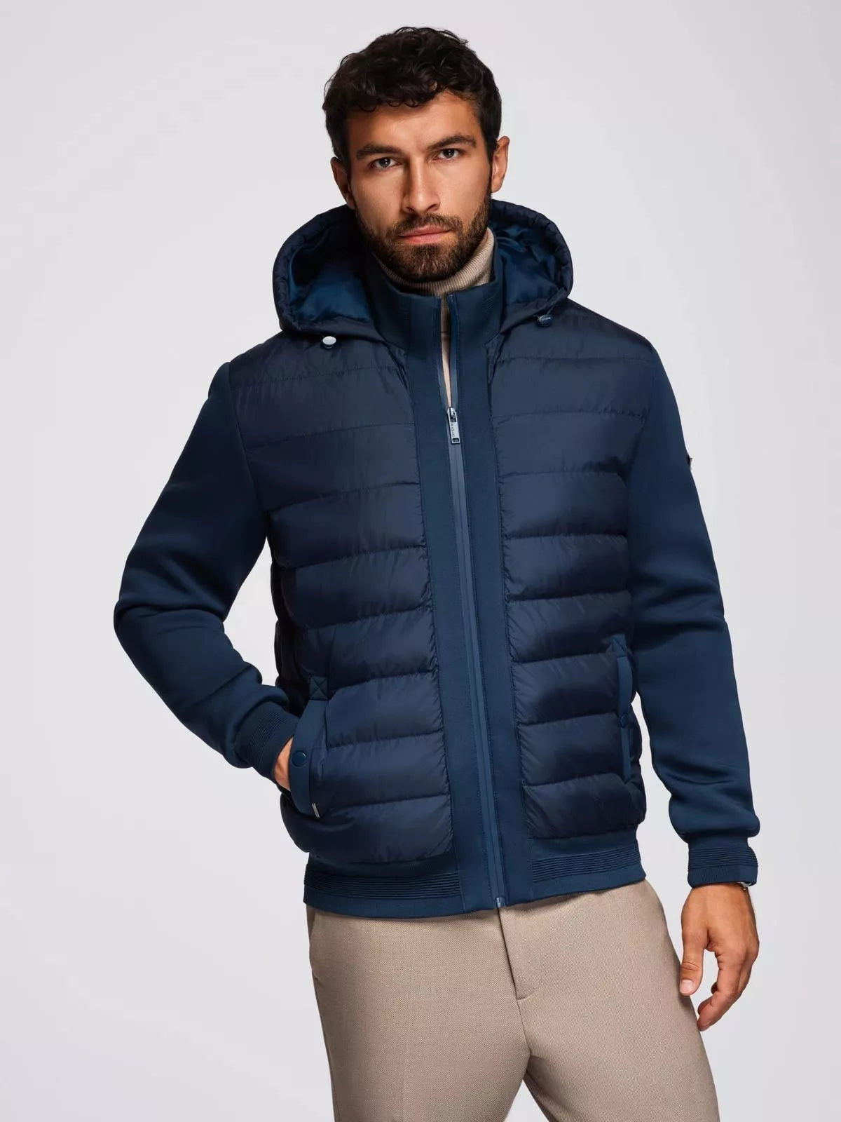 Men's dark blue jacket Marly