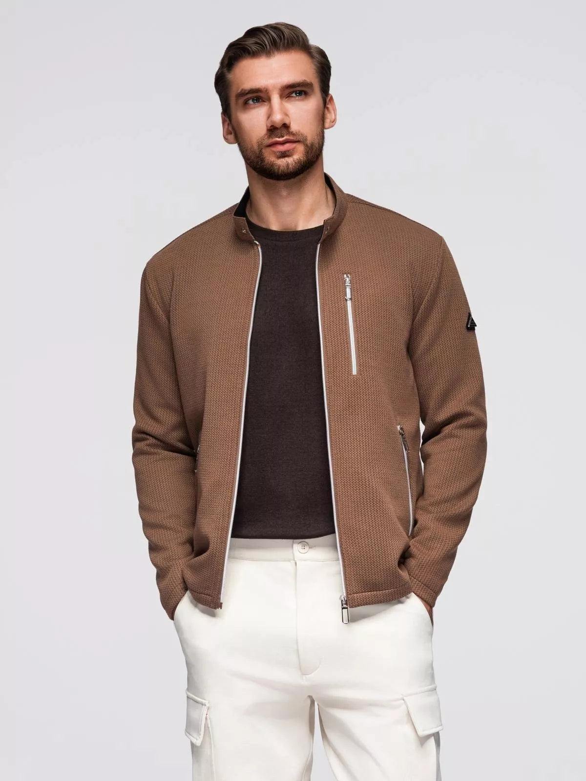 Men's brown jacket Aron