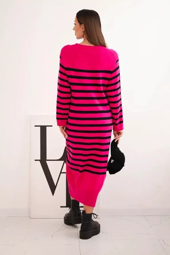 Women's striped pink dress Ender 