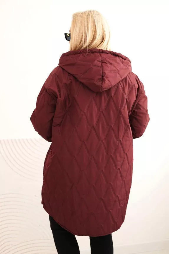 Women's burgundy jacket Hope