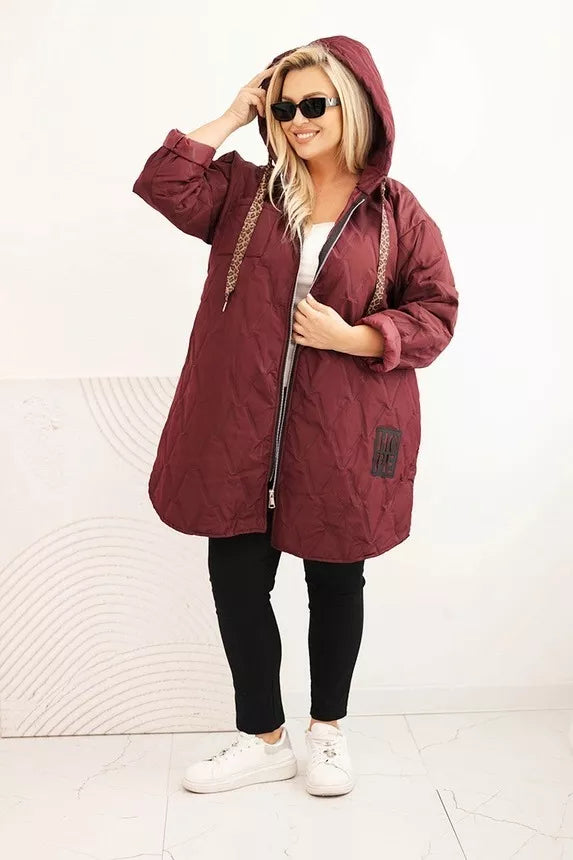Women's burgundy jacket Hope