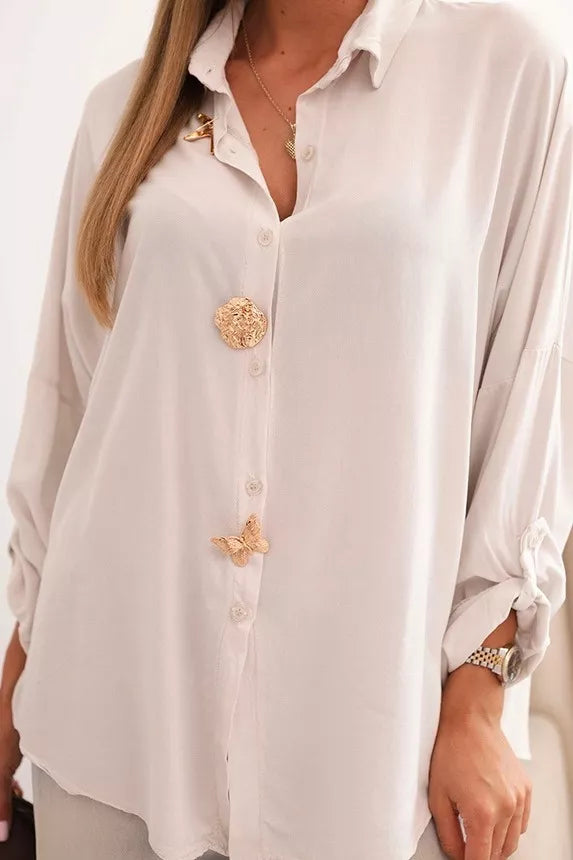 Women's brown shirt Lens