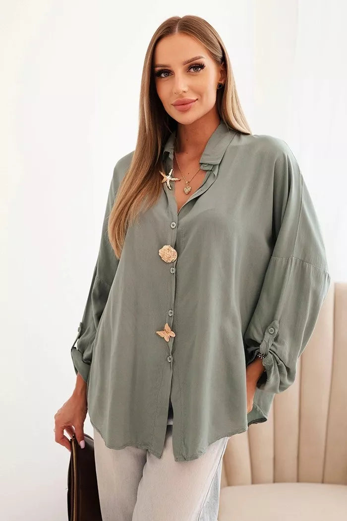 Women's khaki shirt Lens