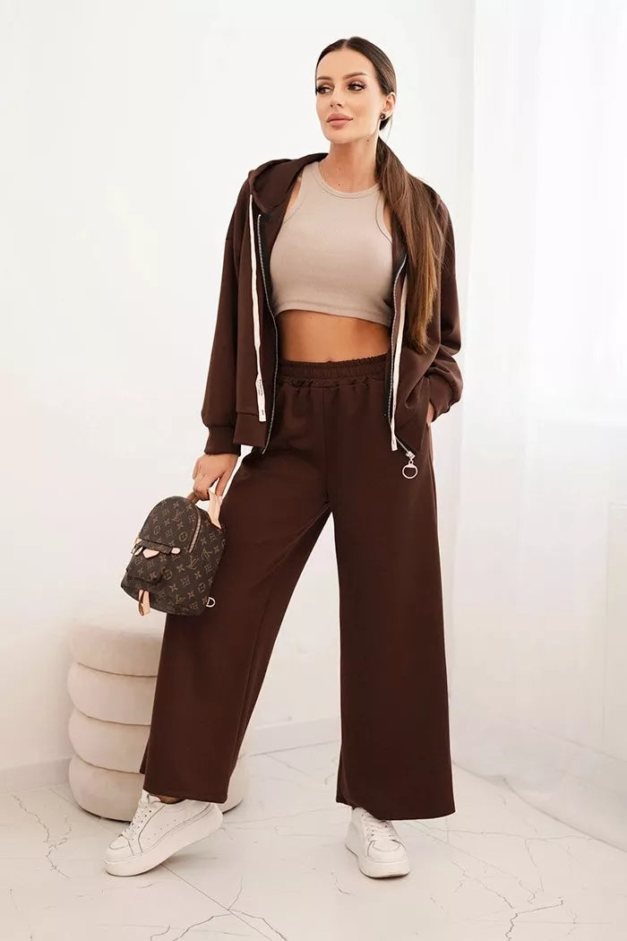 Women's brown casual suit Jener