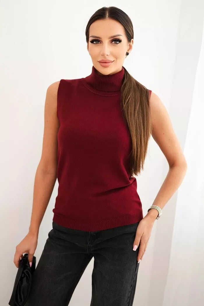 Women's burgundy blouse Dorsi