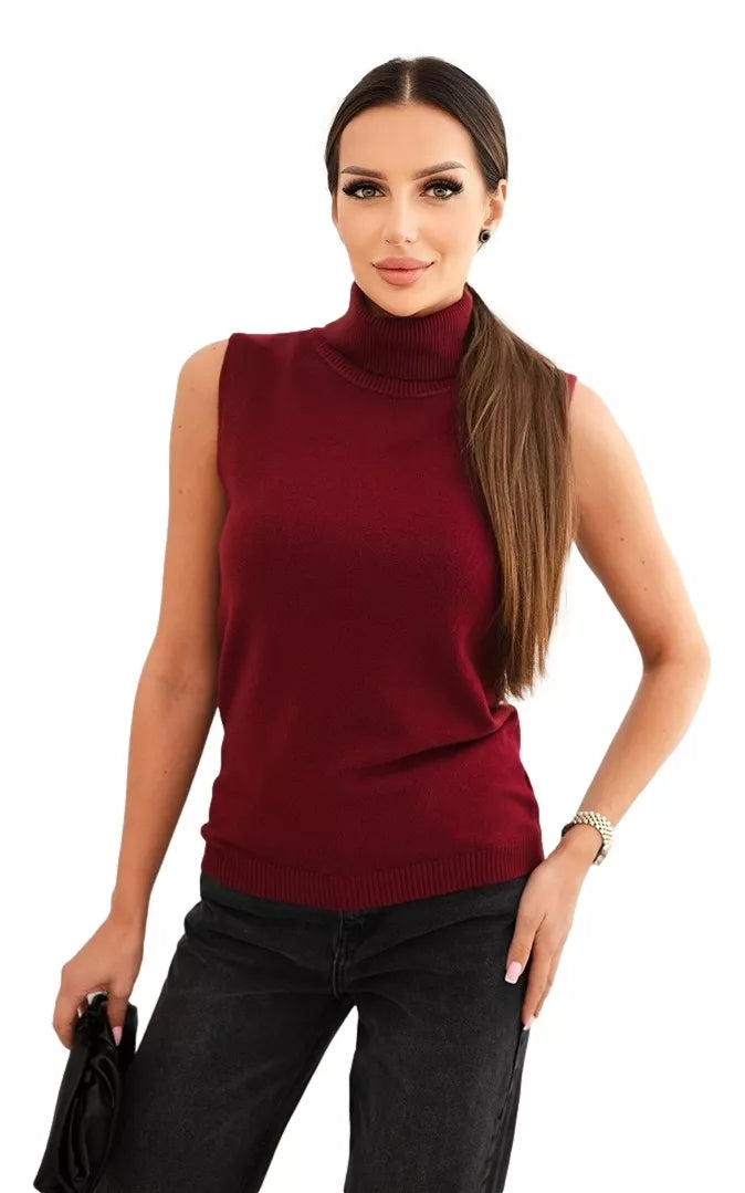 Women's burgundy blouse Dorsi