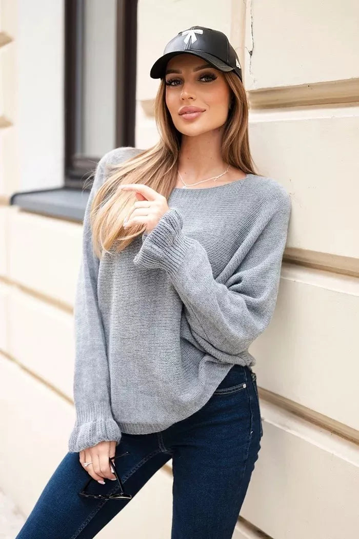 Women's gray sweater Aidina