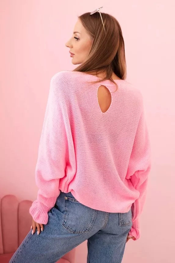 Women's pink sweater Aidina