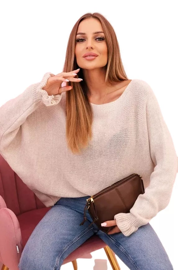 Women's brown sweater Aidina 