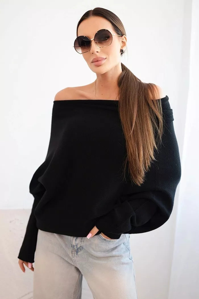 Women's black sweater Anit