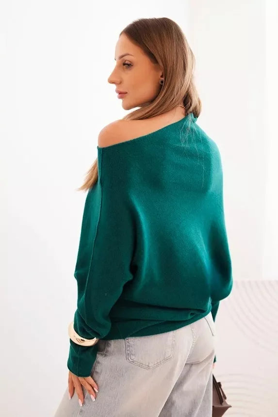 Women's green sweater Anit 