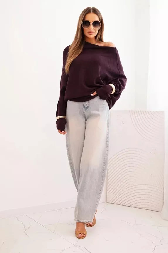 Women's purple sweater Anit