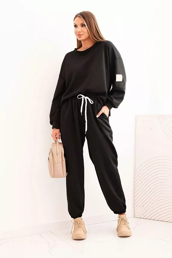 Isabel Women's Black Casual Set