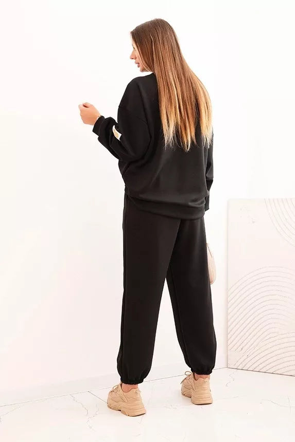 Isabel Women's Black Casual Set