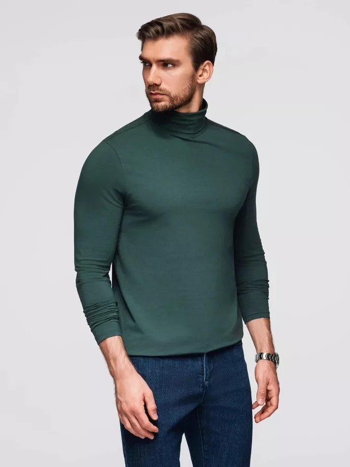 Men's green high-neck sweater Mark 