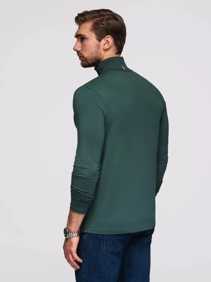 Men's green high-neck sweater Mark 