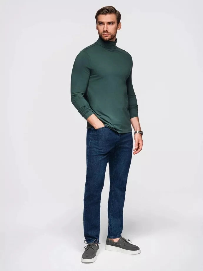 Men's green high-neck sweater Mark 