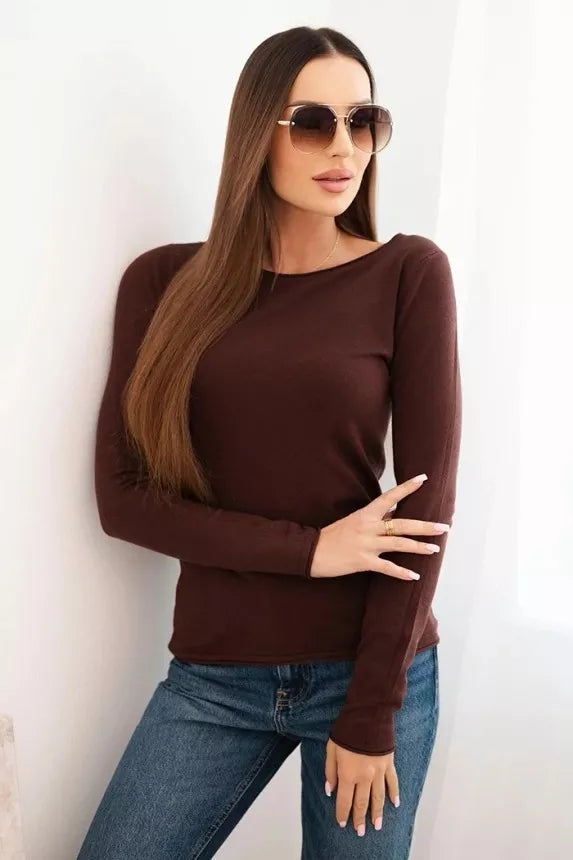 Women's brown sweater Renat