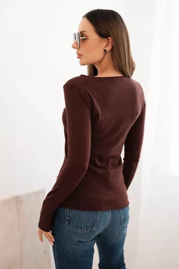 Women's brown sweater Renat