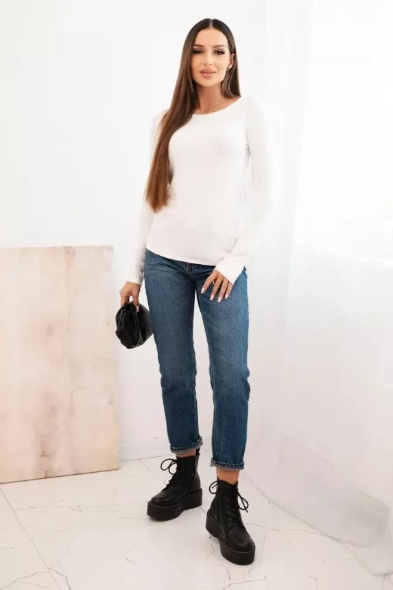 Women's white sweater Renat