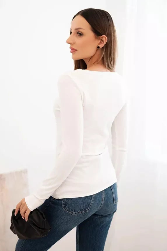 Women's white sweater Renat